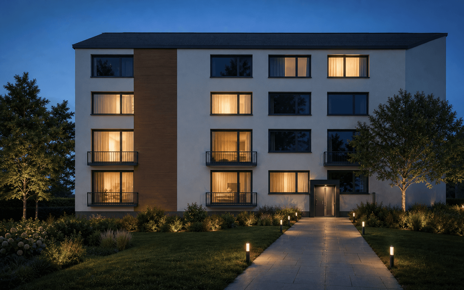 Projekt Heimsheim Architekturvisualisierung, Ansicht 4