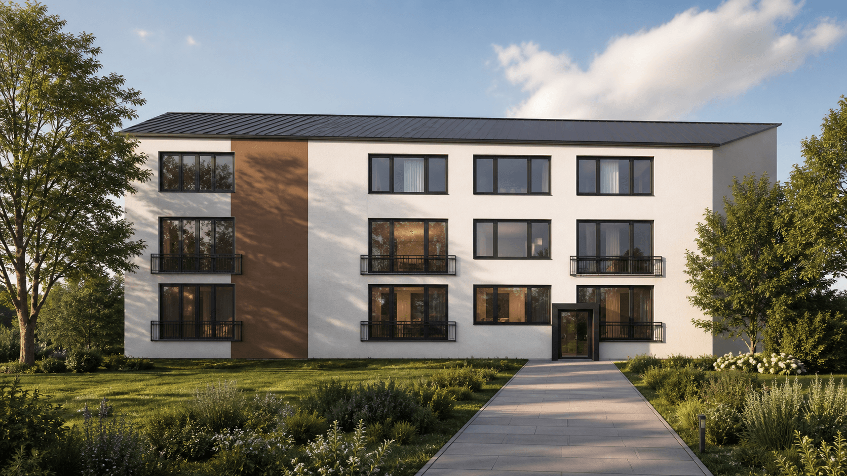 Projekt Heimsheim Architekturvisualisierung, Ansicht 2