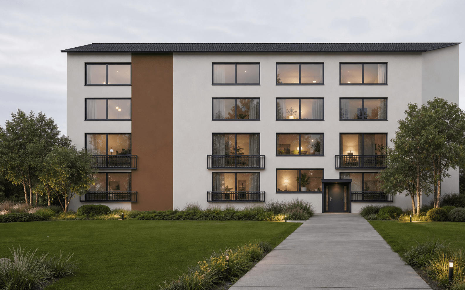 Projekt Heimsheim Architekturvisualisierung, Ansicht 3